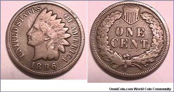 Indian Head Cent, Bronze, G-6