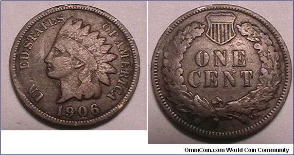 Indian Head Cent, Bronze, G-6