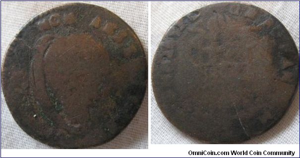 1 Tari, 1786, one year issue, very worn though