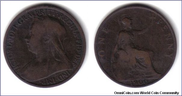 Great Britain, 1 Penny, 1900