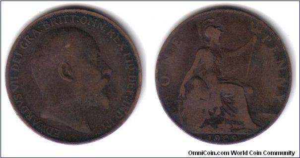 Great Britain, 1 Penny, 1909