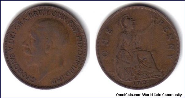 Great Britain, 1 Penny, 1927