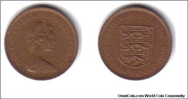 Jersey, 1 Penny, 1980