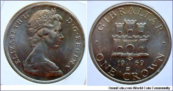 Gibraltar Crown.
1969