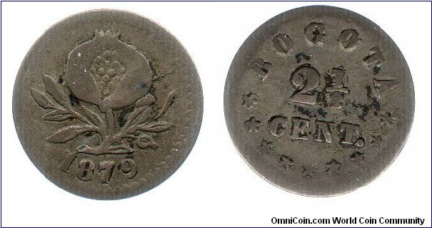 1879 2 1/2 centavos