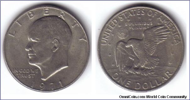 USA, 1 Dollar, 1971