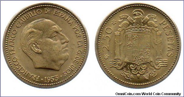 1953 (54) 2-1/2 pesetas