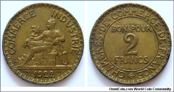 2 francs.
1922