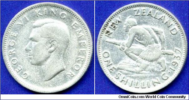 Shilling.
George VI (1936-1952).


Ag500f. 5,65gr.