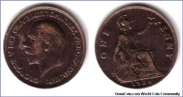 Great Britain, 1 Penny, 1936