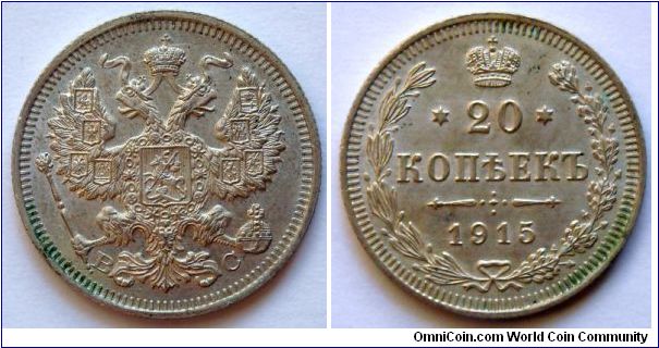 20 kopeks.
1915