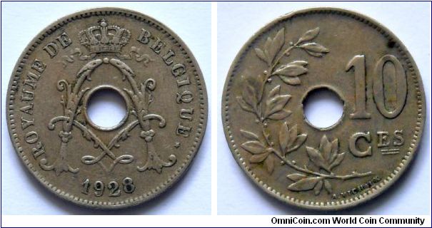 10 centimes.
1928