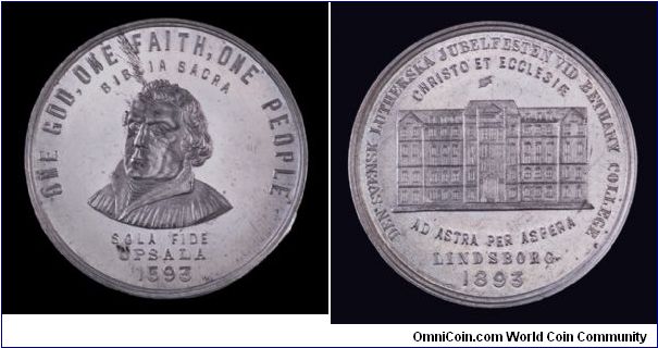 Martin Luther (?) portrait medal.Luthern Jubilee