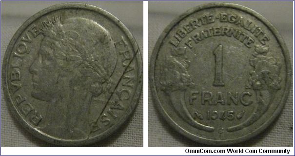 C mintmark 1 franc, rarer mint