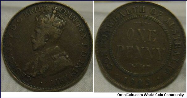 1923 australia penny