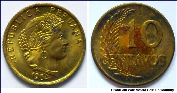 10 centavos.
1964