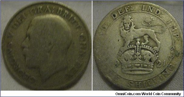 1921 shilling heavy wear