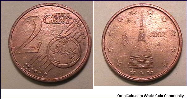 2 Cents Euro, Rome mint