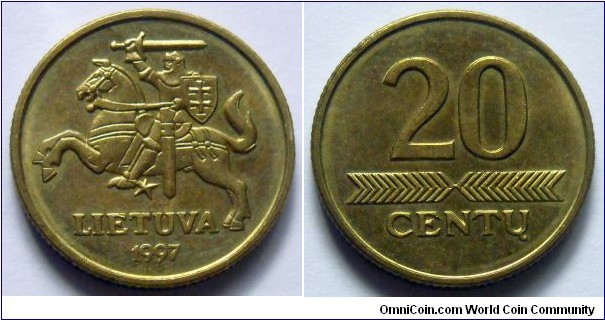 20 centu.
1997