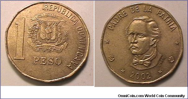 1 Peso,Copper-zinc