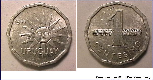 1 Centesimos, Aluminum