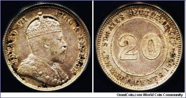 Straits Settlements 20 C