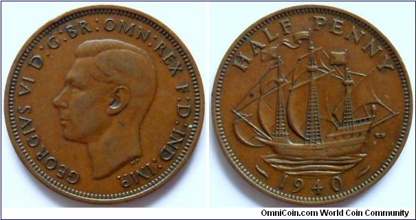 1/2 penny.
1940