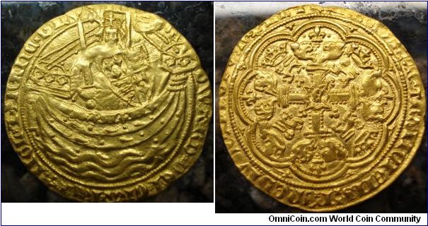 Edward III, Noble. S.1481, Third Period, 1346-51. NVF