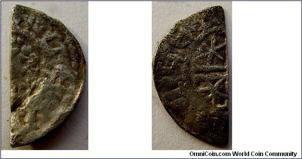 Cut halfpenny of William I of Scotland