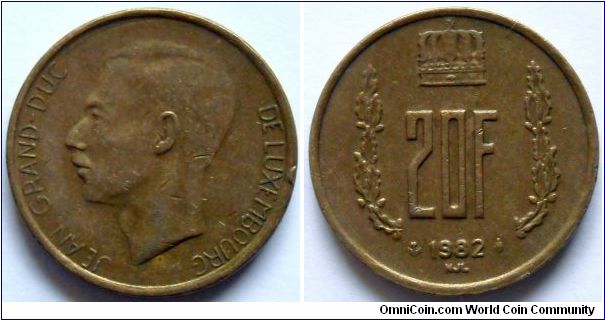 20 francs.
1982
