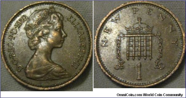 1978 penny, VF grade, nice change find