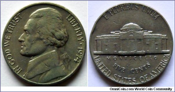 5 cents.
1974