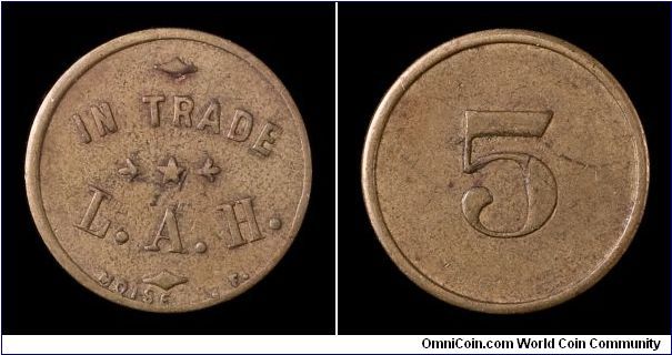 Presidio of San Francisco trade token, Letterman Army Hospital