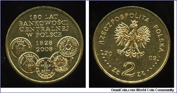 2Zl
180 Years of Central Banking in Poland
Eagle, value & date