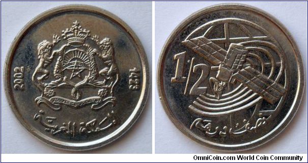 1/2 dirham.
2002