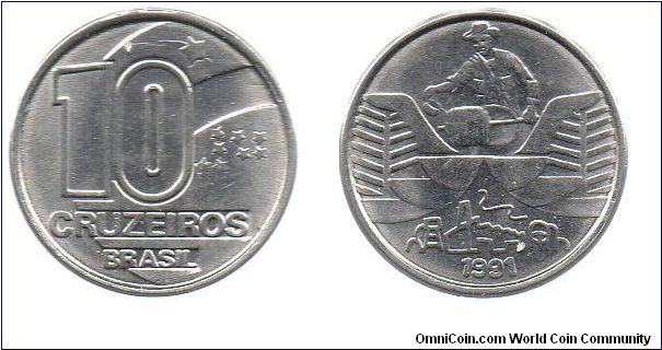 1991 10 Cruzeiros