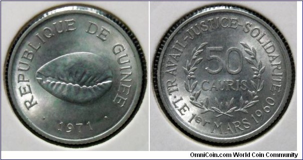 50 cauris.
1971