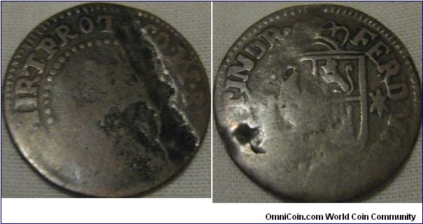 manilla octavo from 1828, bit worn, but a crude coin.