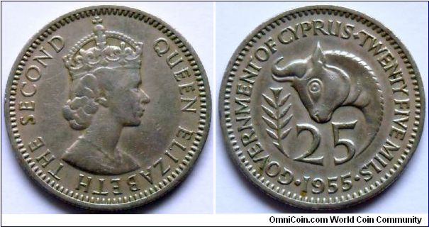 25 mils.
1955