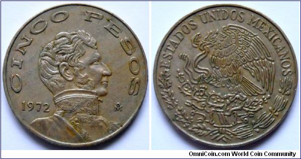 5 pesos.
1972
