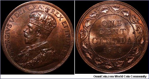 Canada 1 Cent 1916