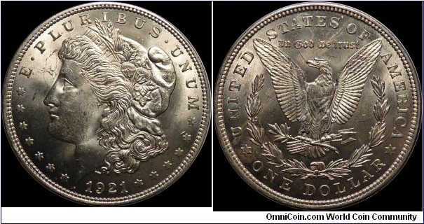$1 Morgan Dollar 1921