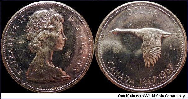 $1 1967 Commemorative Dollar