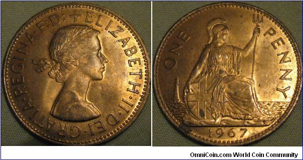 great lustre 1967 penny