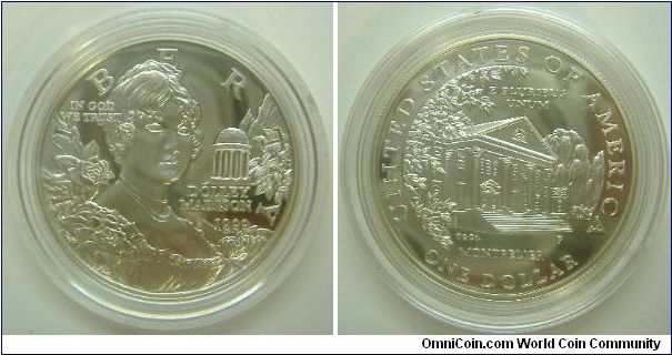 1999-P one dollar - USA - Subject: Dolley Madison