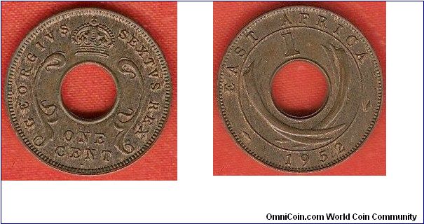 1 cent
George VI, without IND.IMP
bronze
Heaton Mint