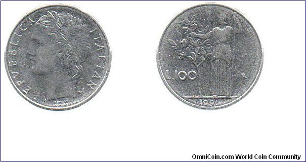 1991 100 Lire