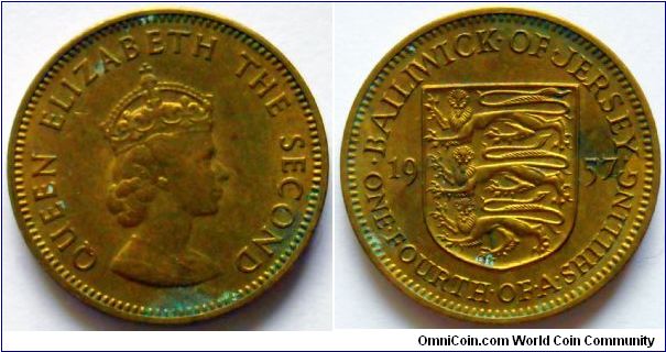 1/4 shylling.
1957