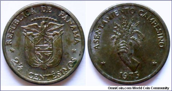 2 1/2 centesimos.
1973, F.A.O. issue.