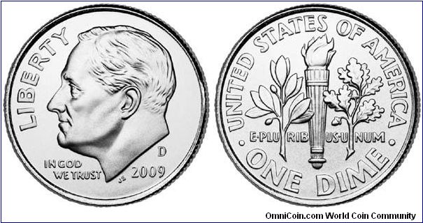 2009 Roosevelt Dime Proof